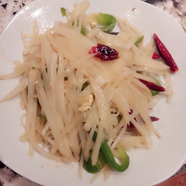 青椒土豆丝