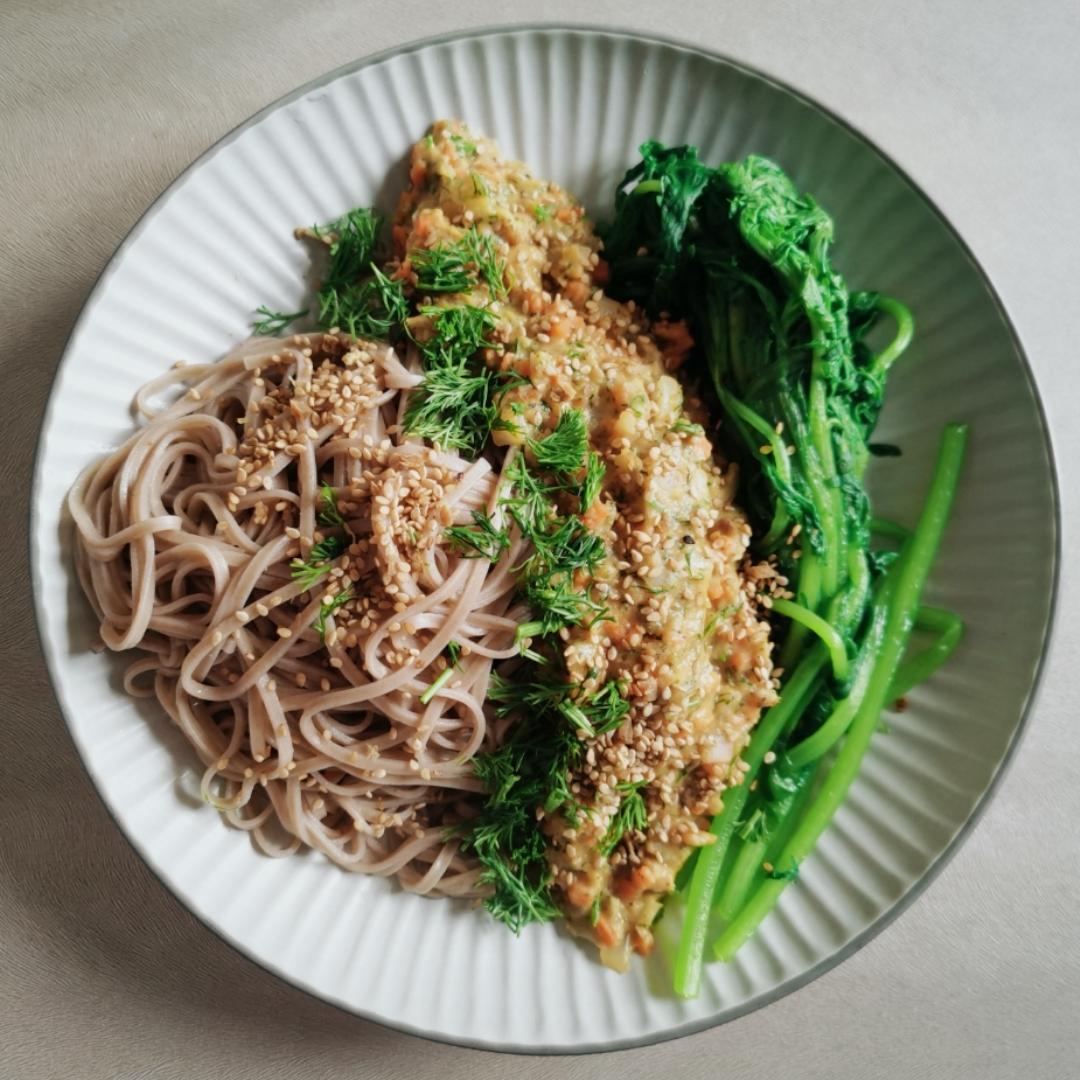 减肥又营养的鹰嘴豆茴香素面