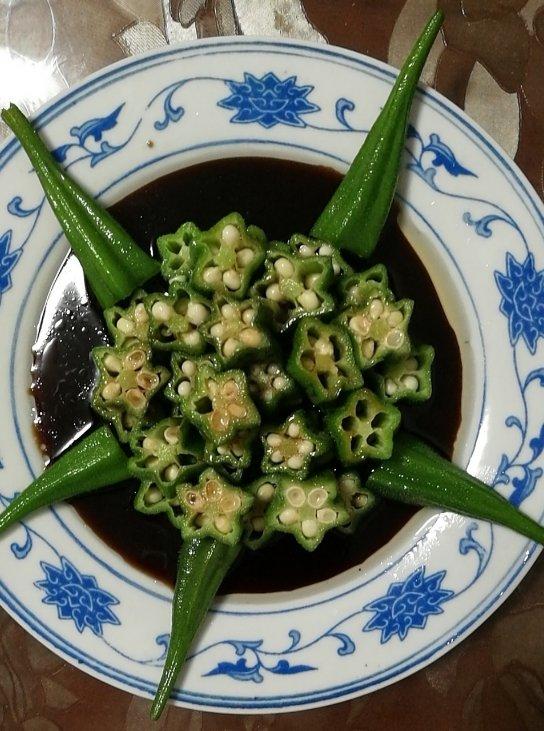 【白灼秋葵】清爽简单