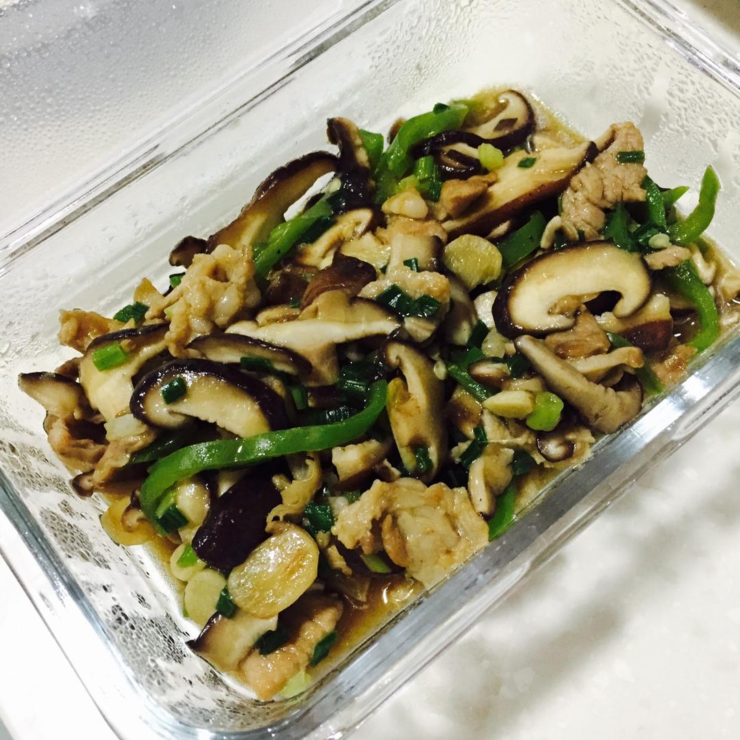 香菇炒肉，超级下饭哦