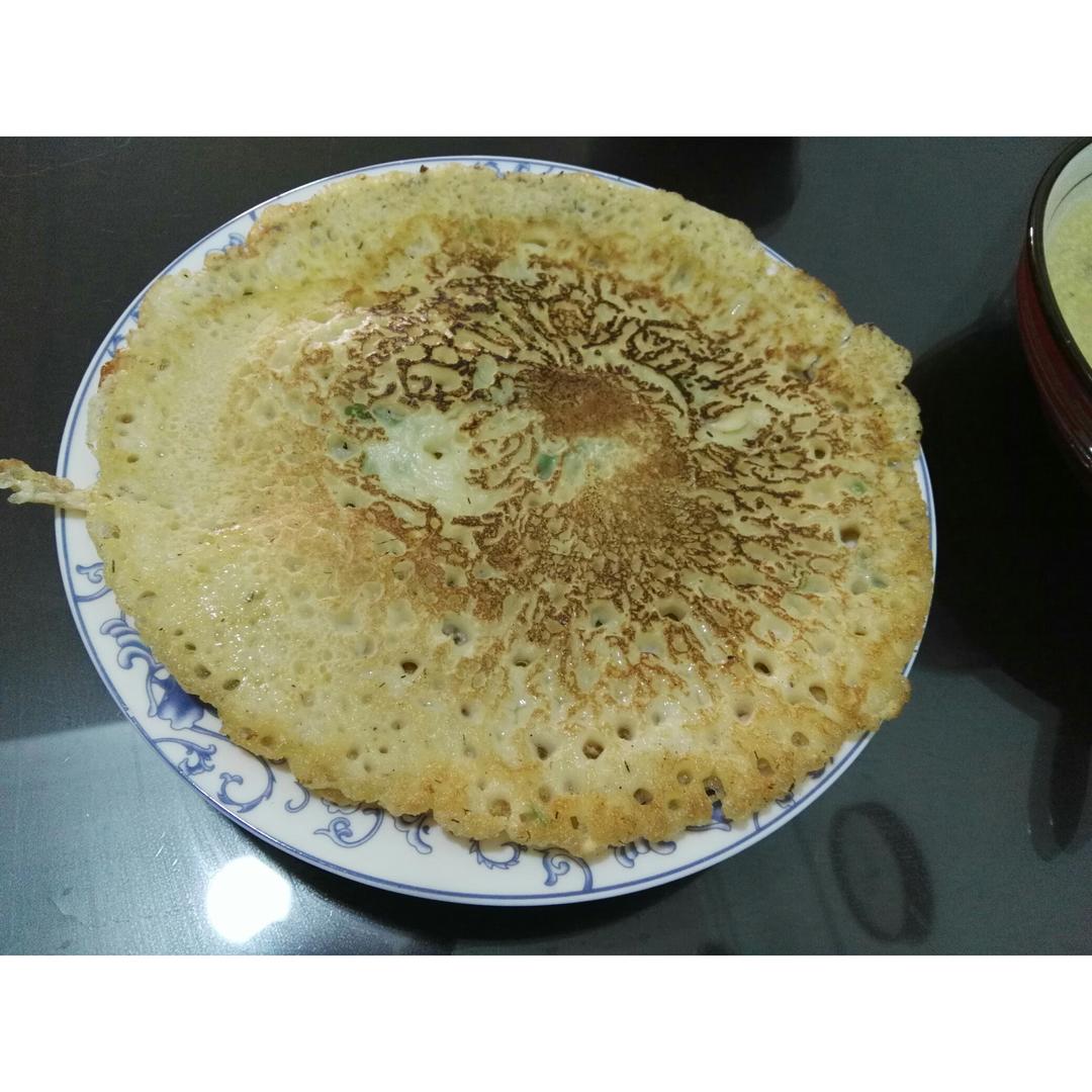 快手鸡蛋饼～～十分钟早餐！