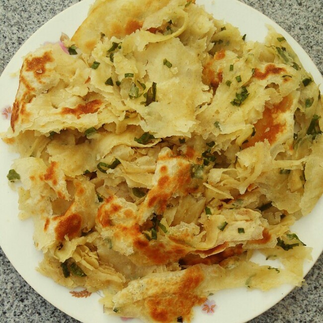 葱香手撕饼