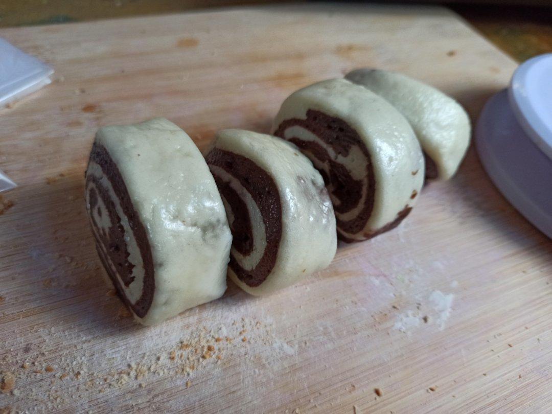 双色馒头（巧克力味）