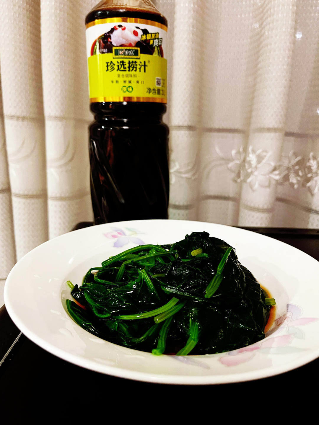 凉拌菠菜的做法