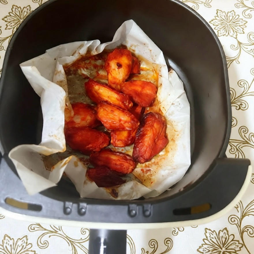 懒人版新奥尔良鸡翅（空气炸锅）