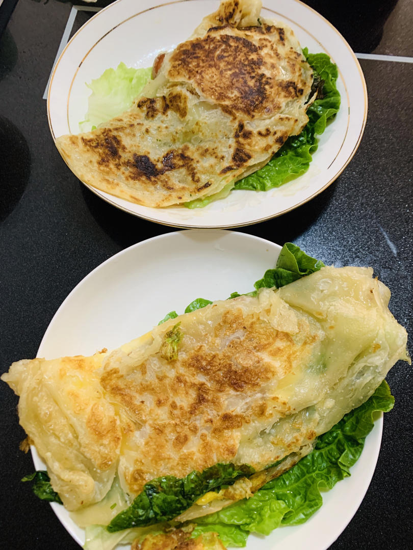 三分钟就可以做好孩子的早餐（手抓饼）