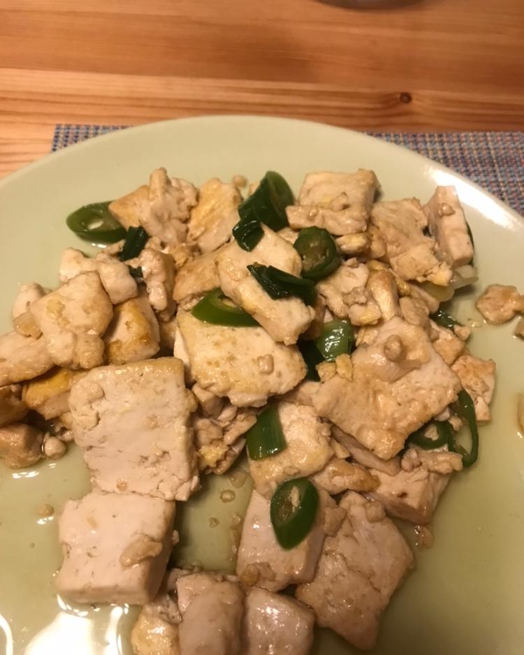 蚝油嫩豆腐