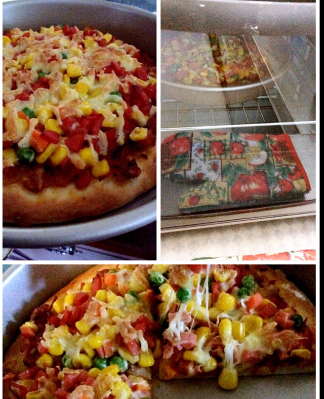 夏威夷pizza（附饼底冷冻法）