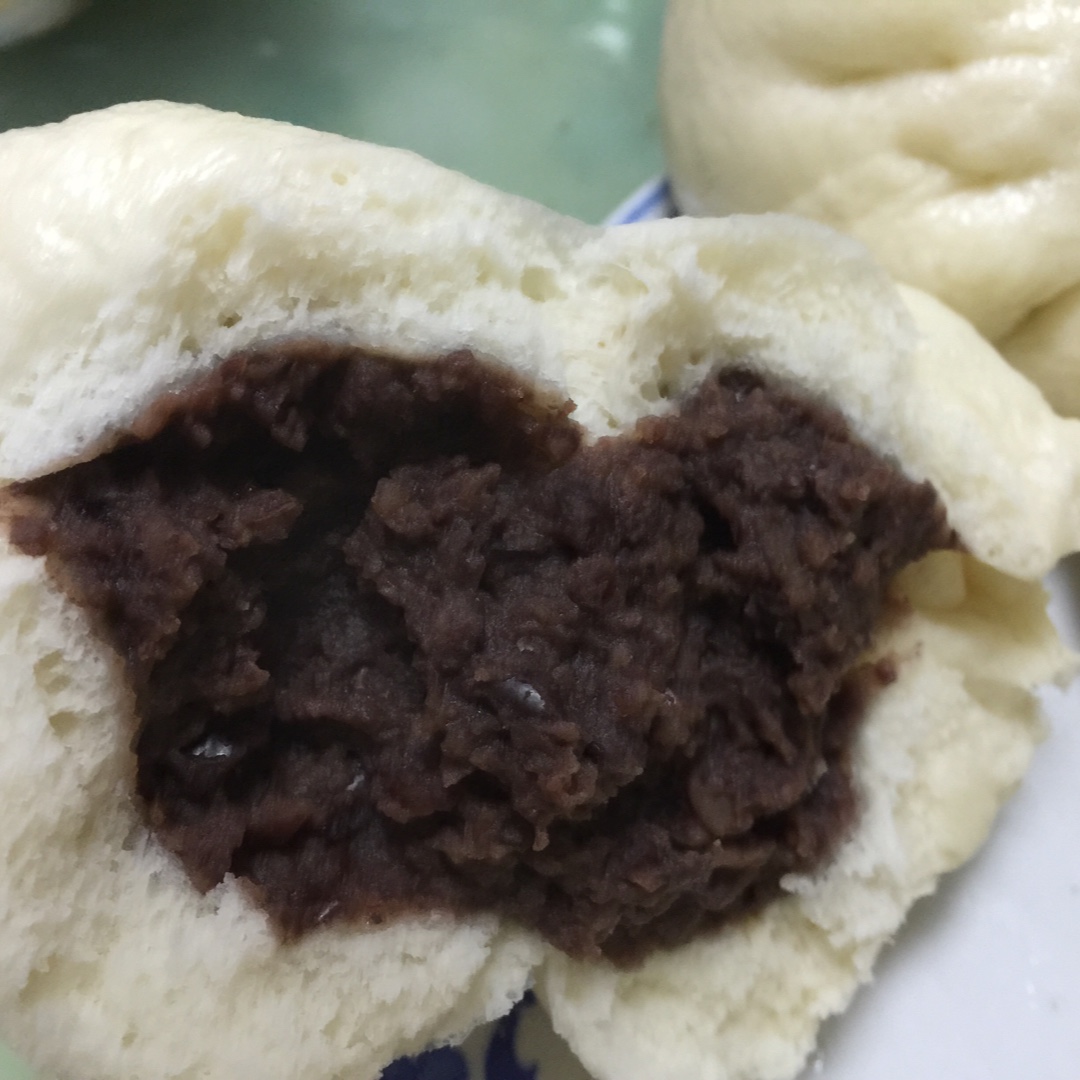 超级松软的豆沙馒头