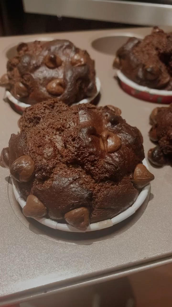 【巧克力蘑菇头麦芬】星巴克同款