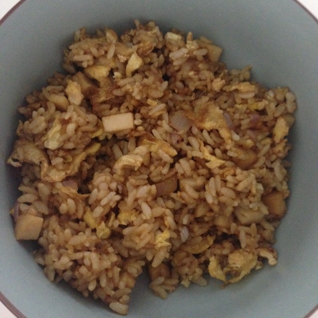 傻瓜版酱油炒饭