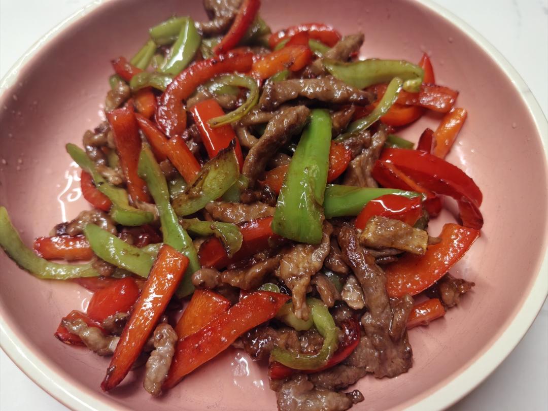 青椒炒牛肉
