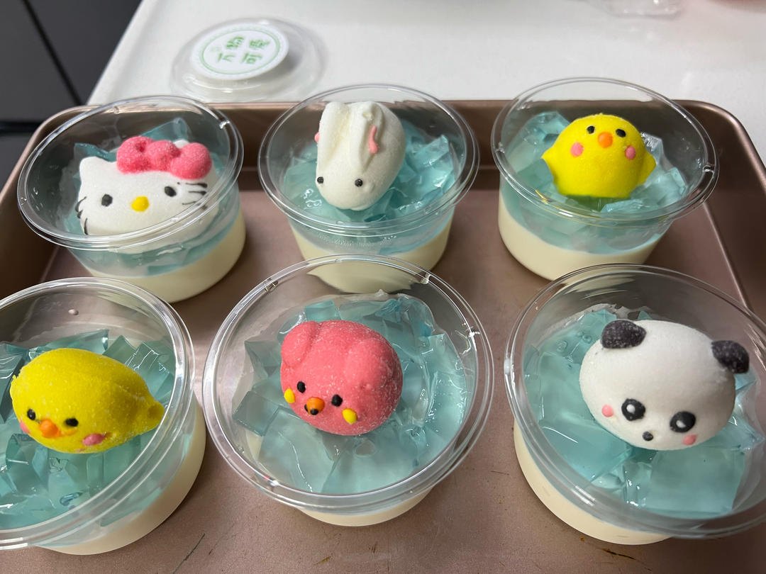 🌈做这么可爱谁舍得吃啊❗夏日冰凉小甜品 | 椰奶冻