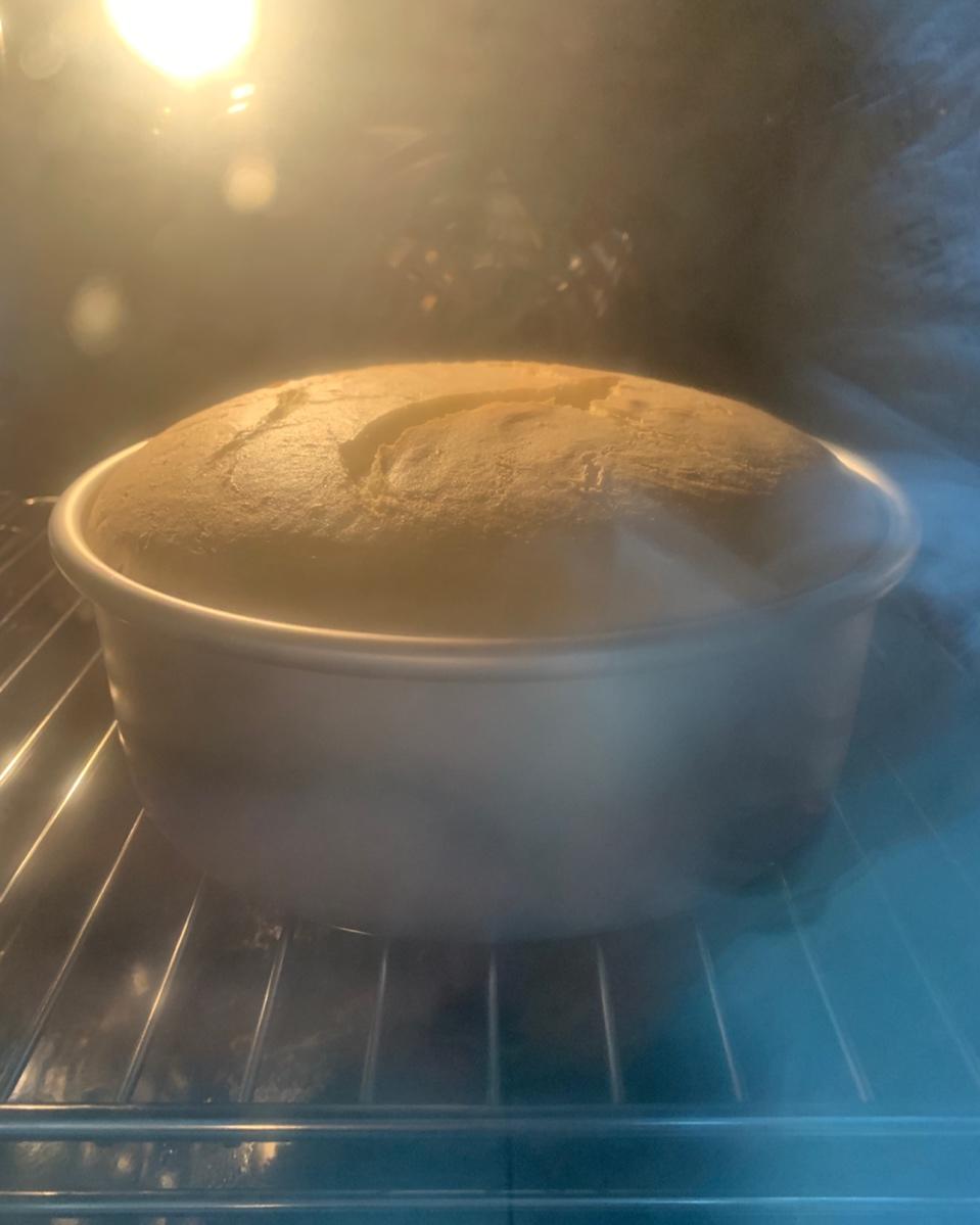 超好记八寸戚风蛋糕（后蛋法）
