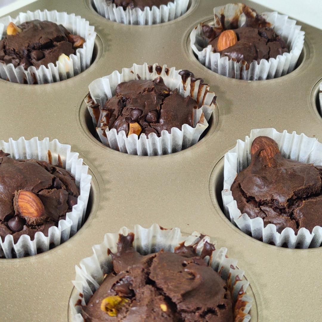 快手消耗巧克力🍫玛芬小蛋糕(常温)