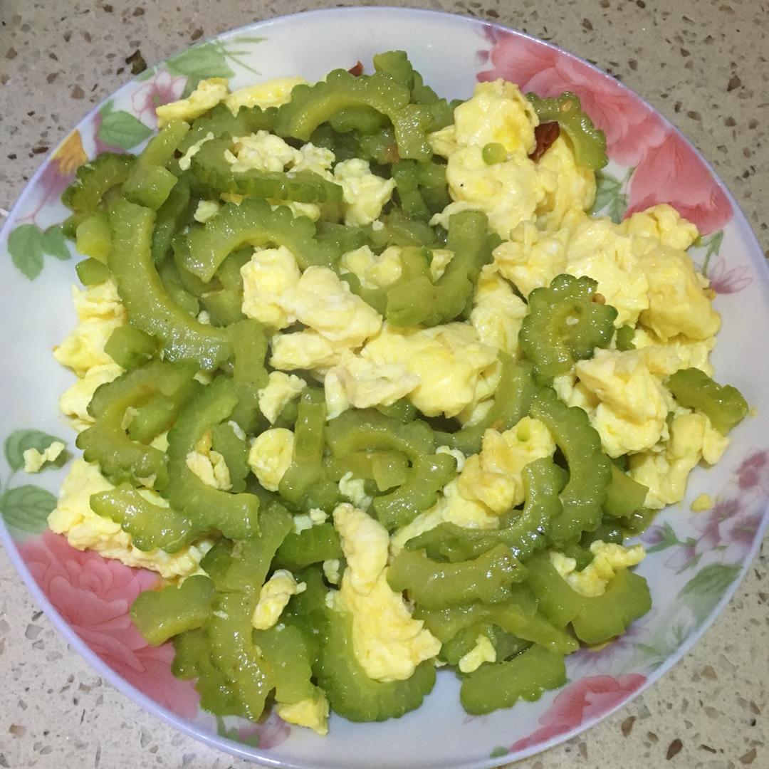 苦瓜炒蛋