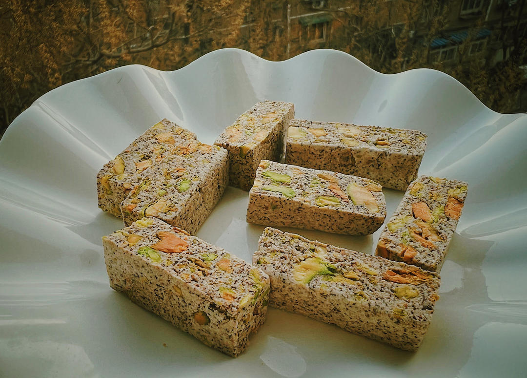 牛轧糖万用公式<棉花糖微波炉版>-附海盐咖啡牛轧糖/南瓜肉桂牛轧糖