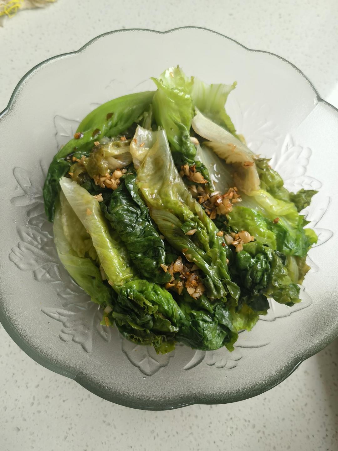 广式白灼生菜(酒店配方)