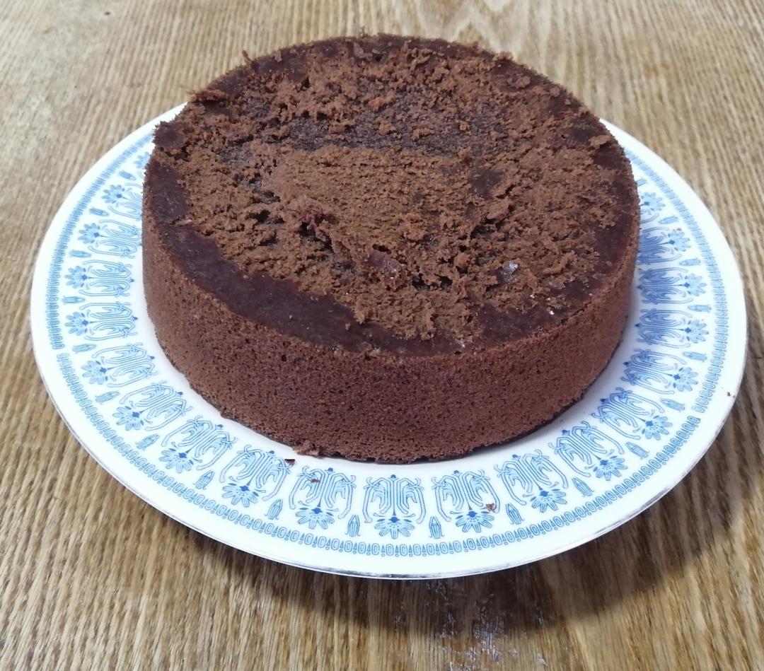 六寸可可戚风蛋糕