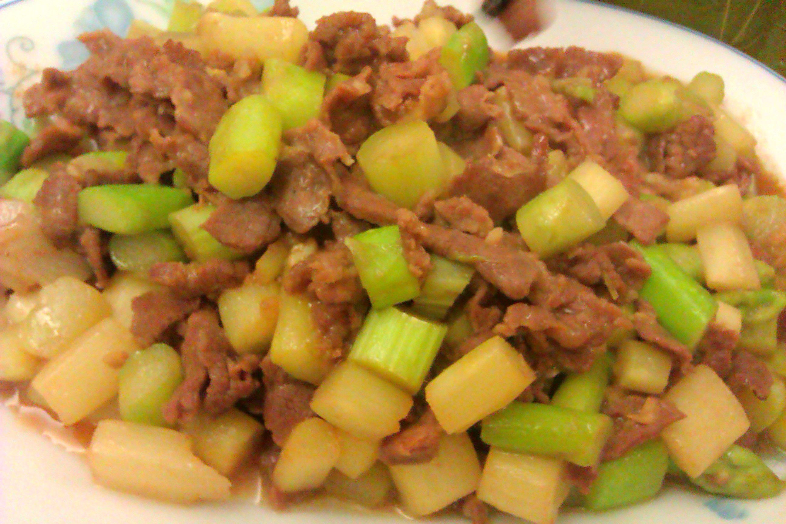 【曼食慢语】蚝油芦笋牛肉粒