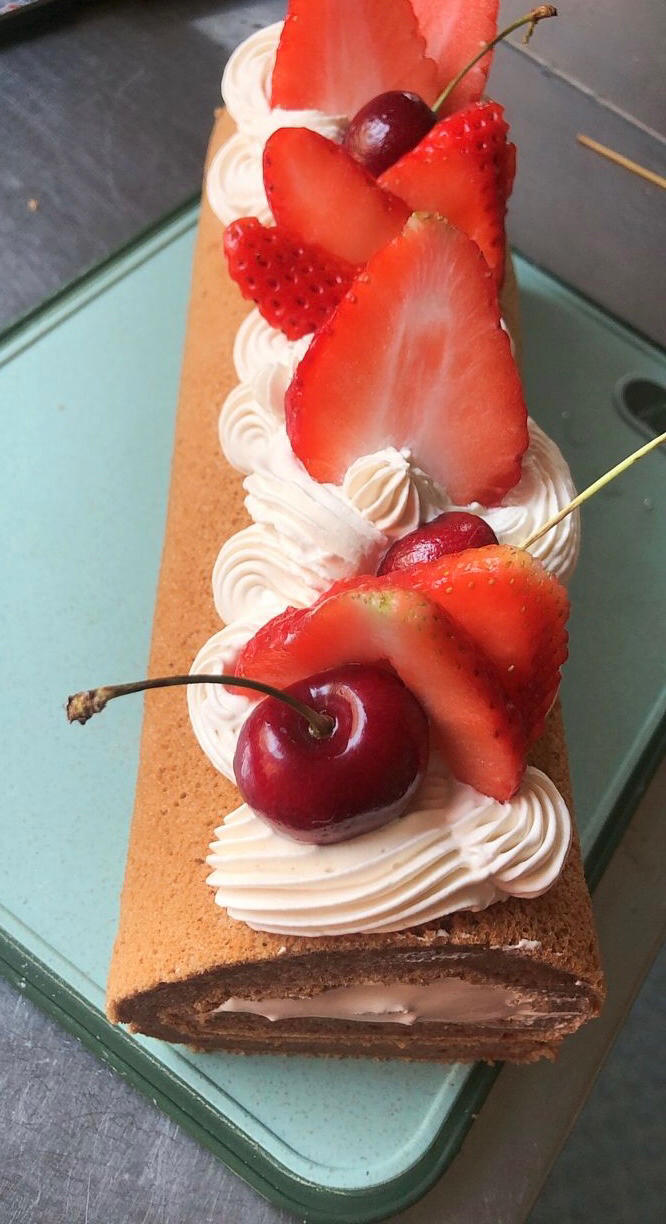 可可蛋糕卷(不消泡超浓郁巧克力口感)