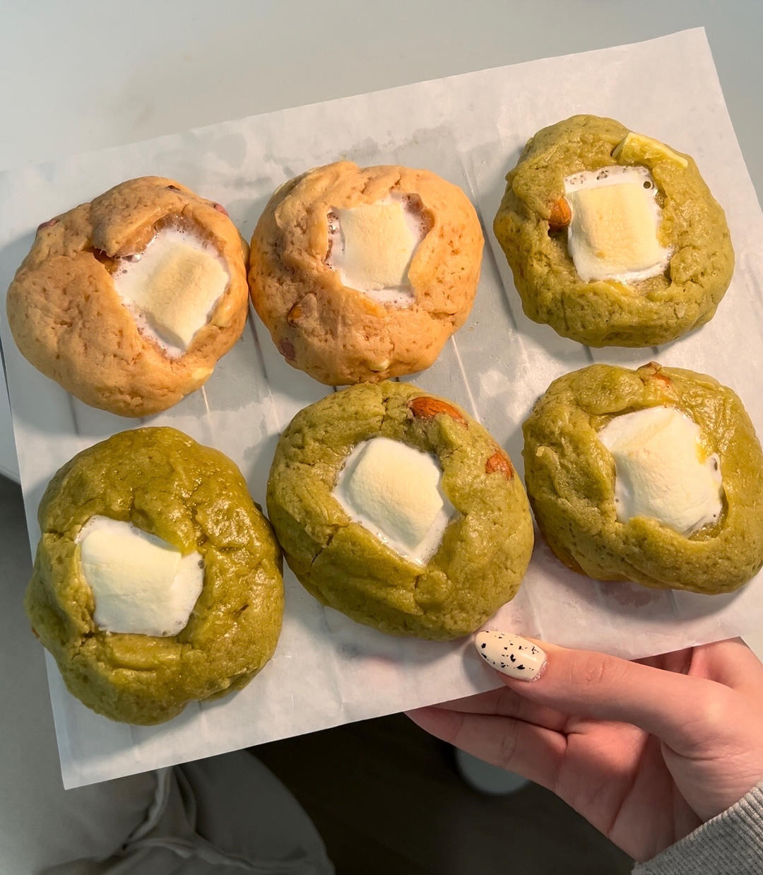 【自用】外网食谱搬运 | 棉花糖曲奇