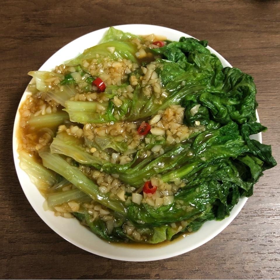 低脂蚝油生菜