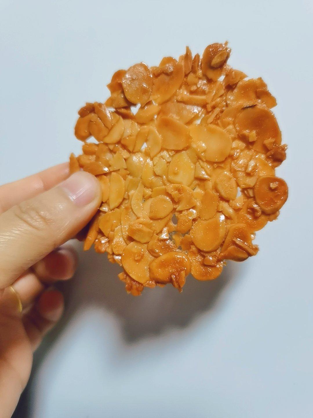 焦糖脆脆杏仁瓦片