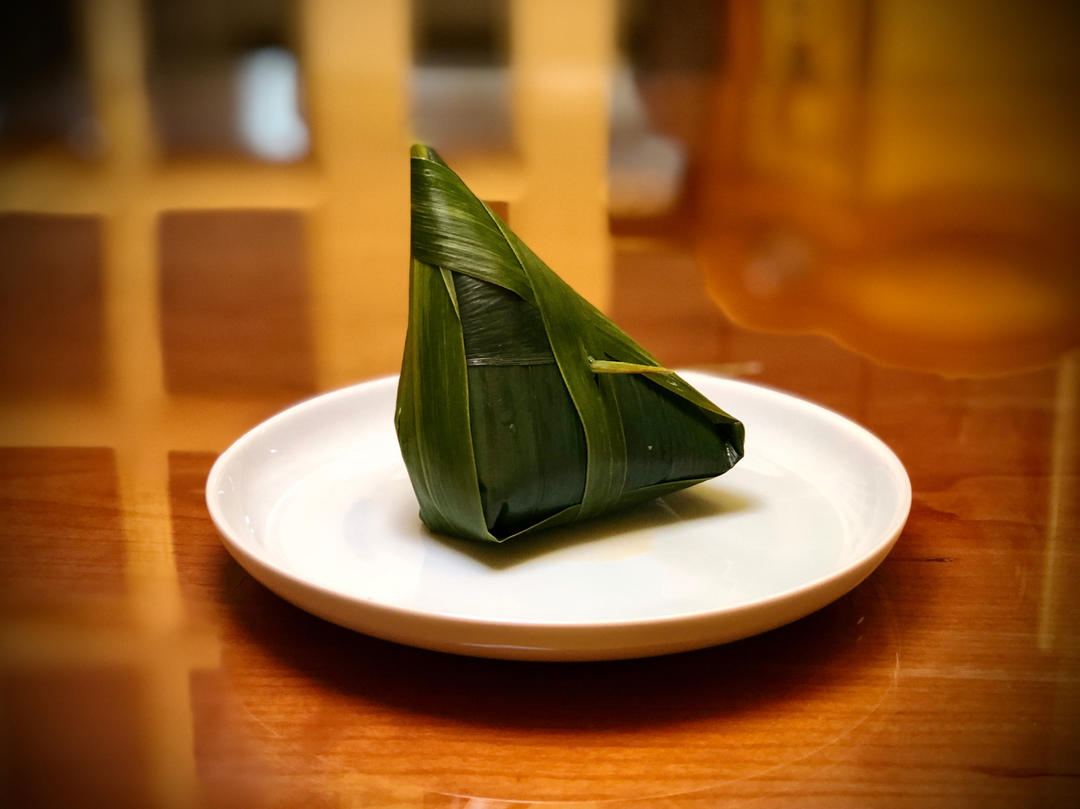 粽子包法之三            小脚粽