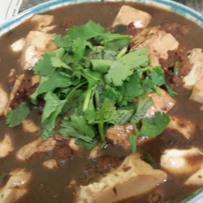 家常红烧肉末豆腐