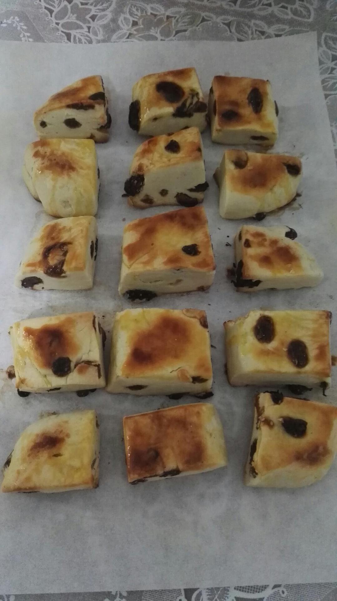 不用醒面，一次成功的葡萄干司康，好吃到爆