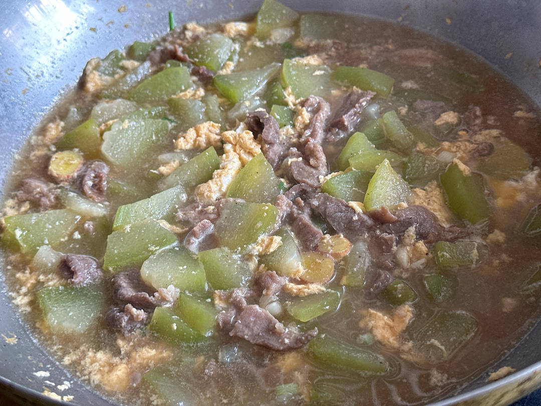 超级鲜美孩子超爱的冬瓜牛肉片汤