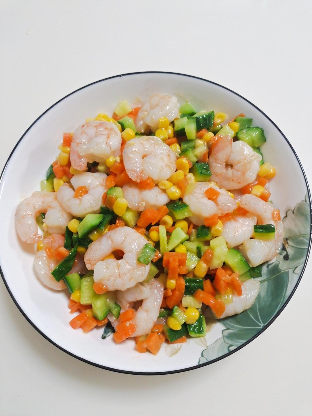 简单营养的玉米🌽虾仁🍤