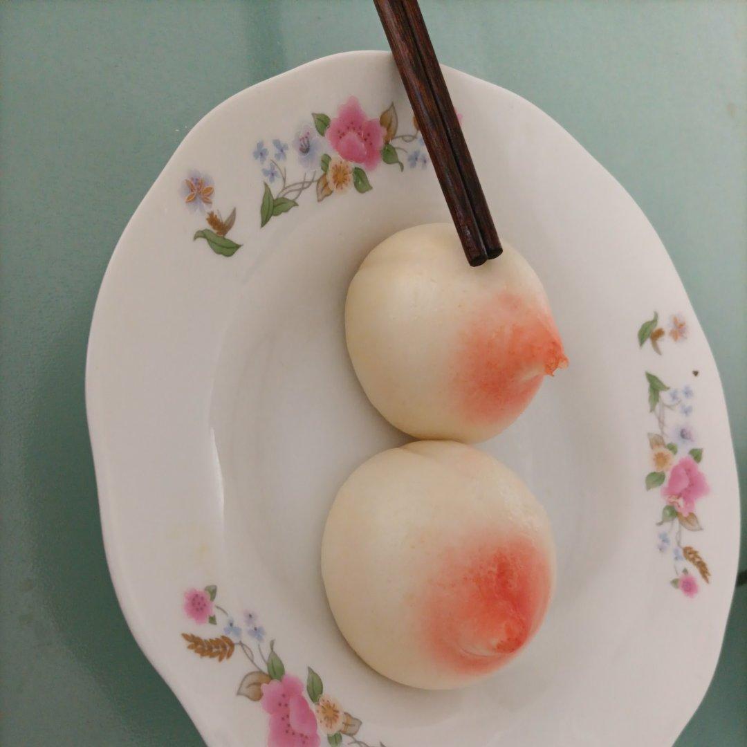 小寿桃馒头