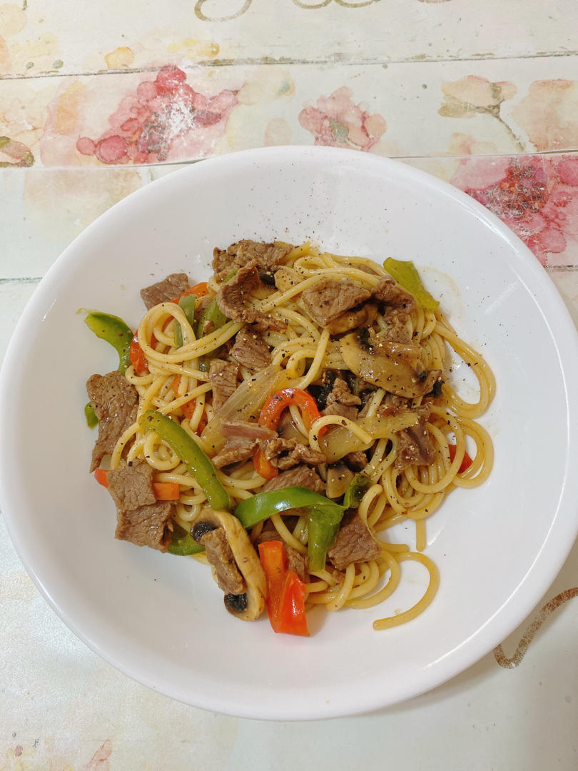 黑胡椒意大利面不用再去餐厅吃了