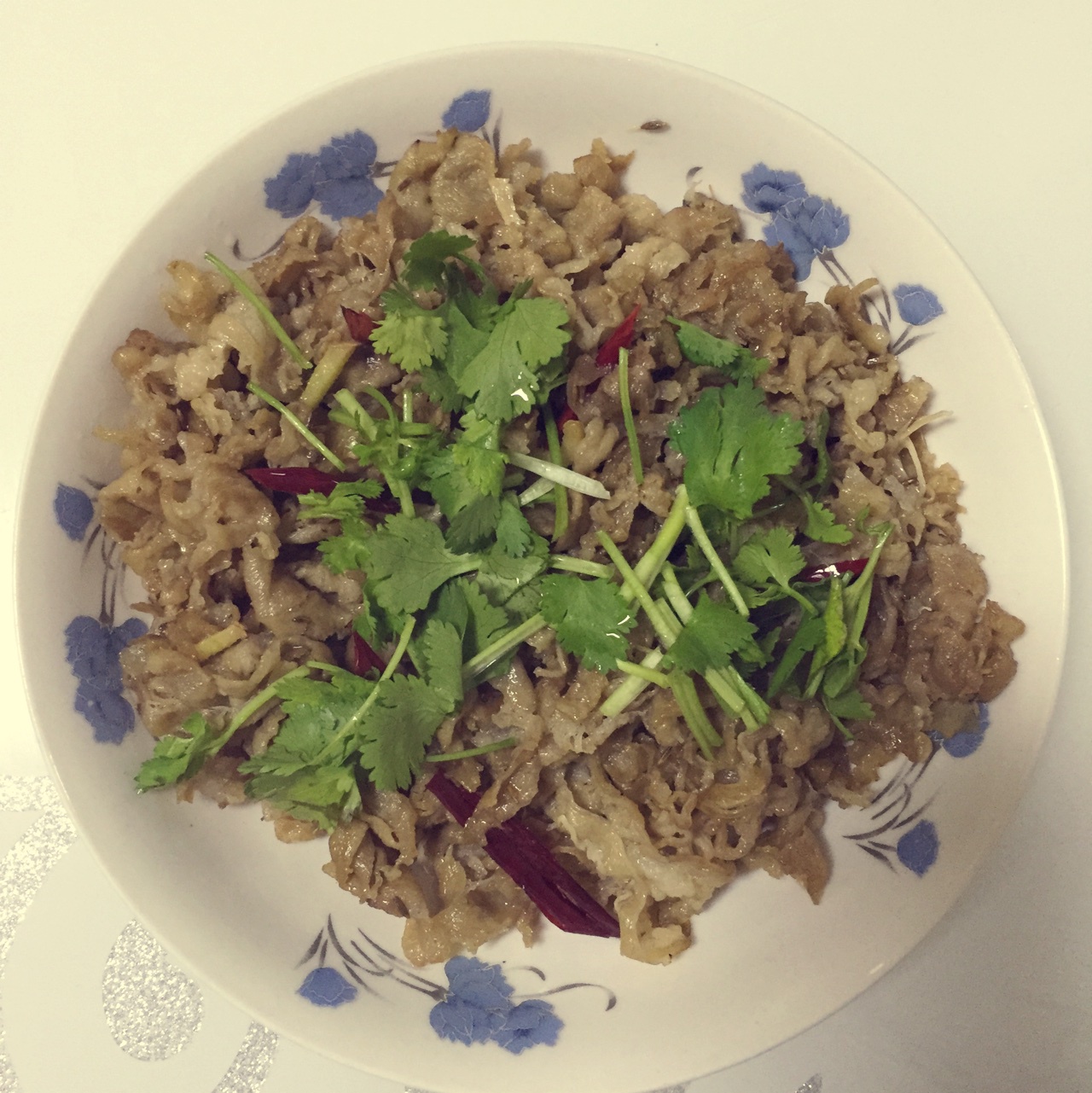 孜然羊肉片