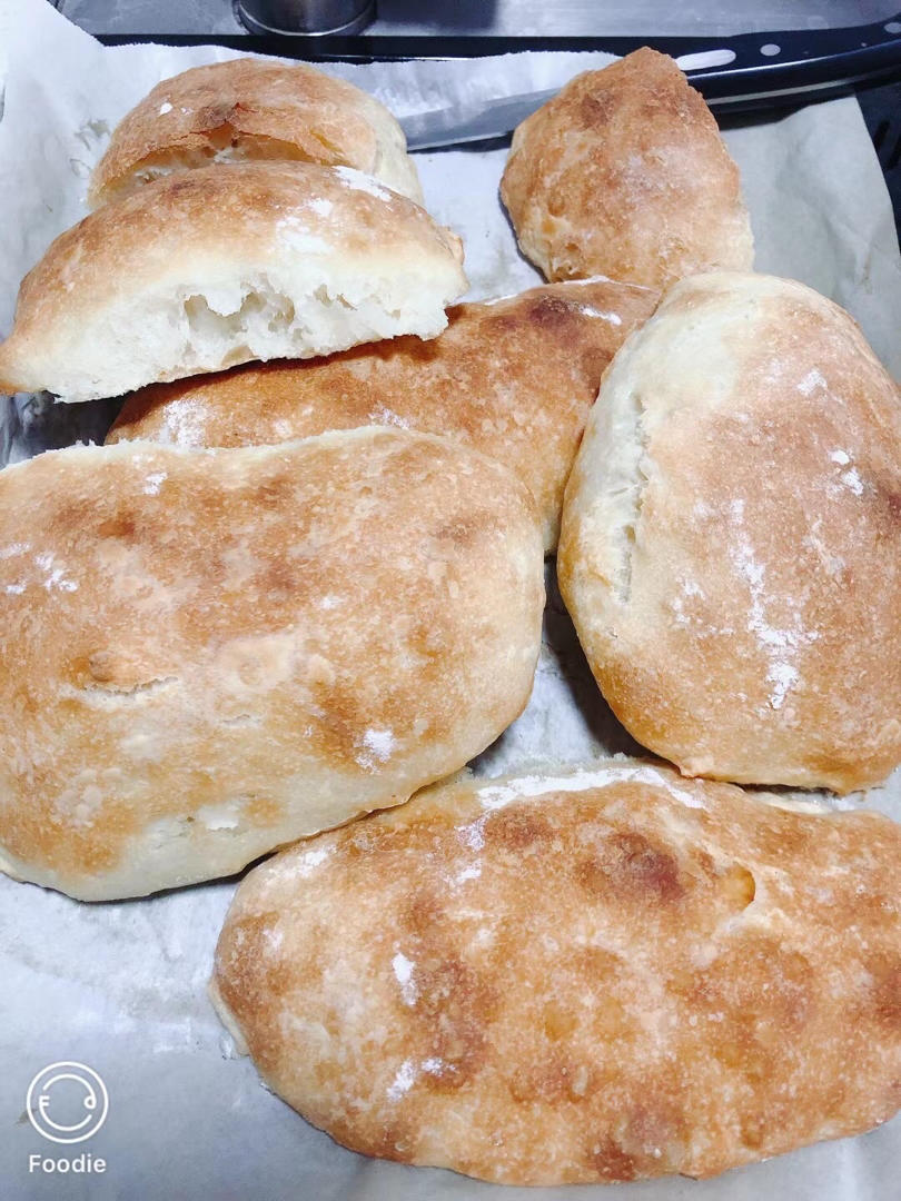 ciabatta bread夏巴塔拖鞋面包