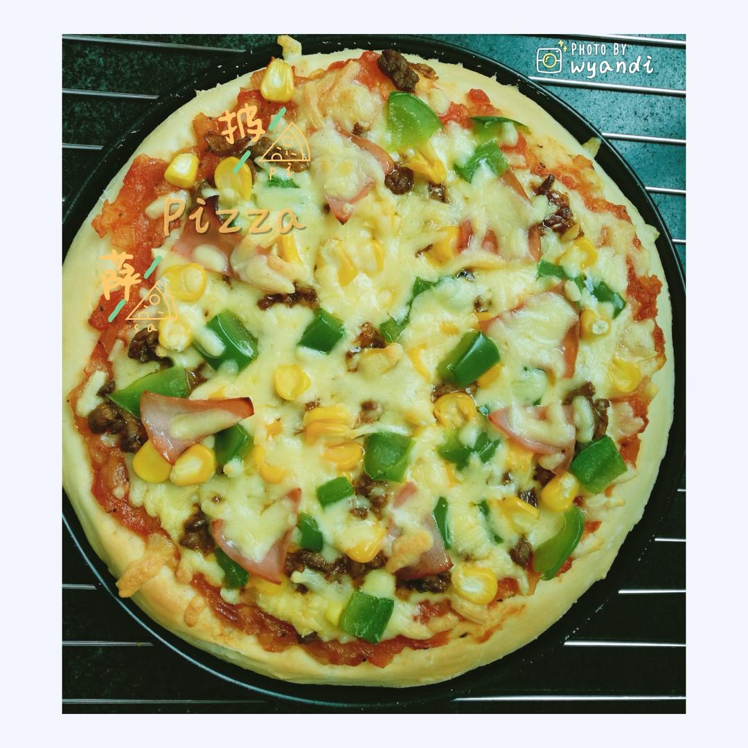 黑椒牛肉厚底披萨
