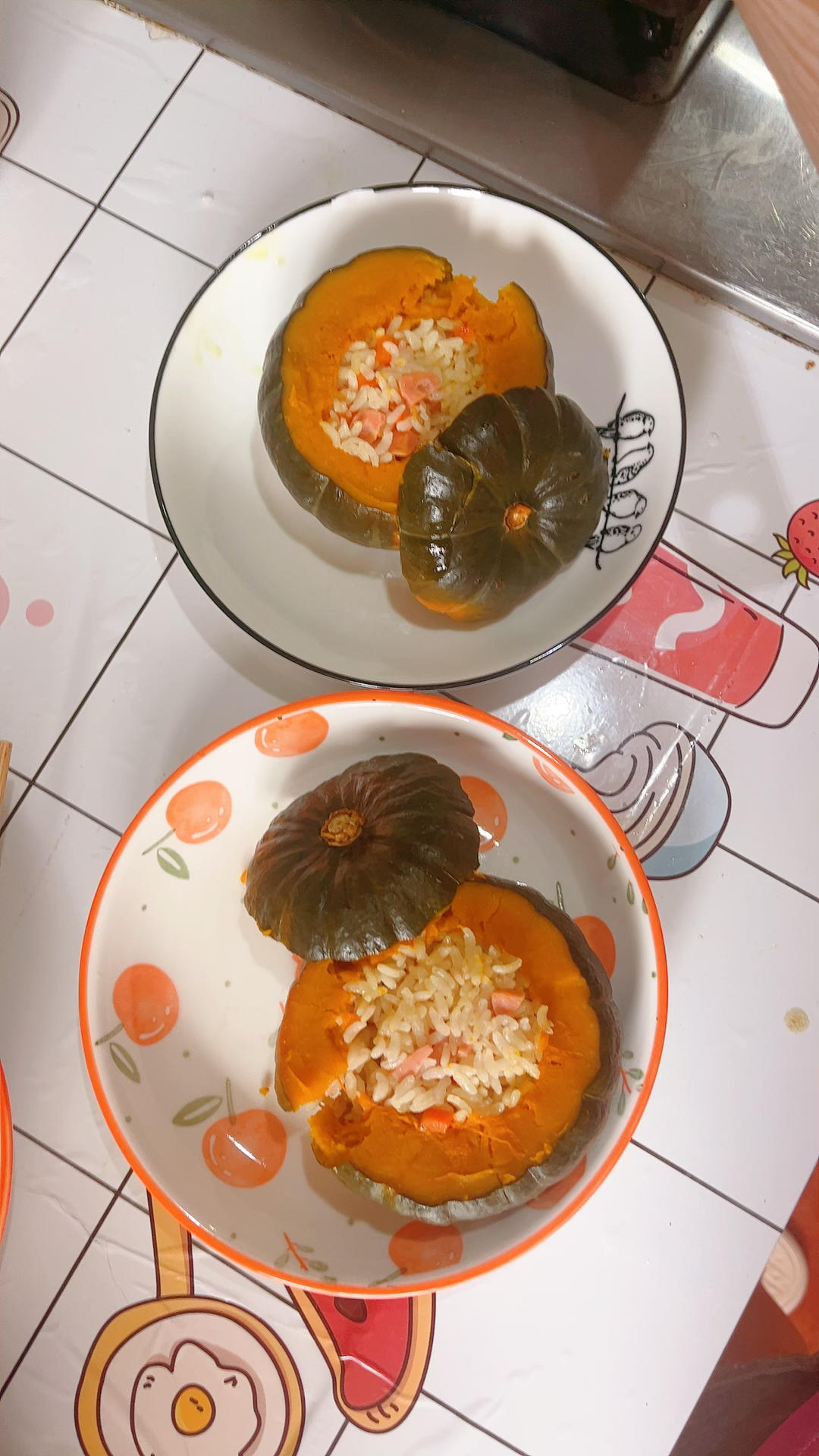 南瓜糯米饭
