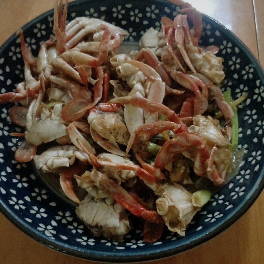 葱姜炒梭子蟹