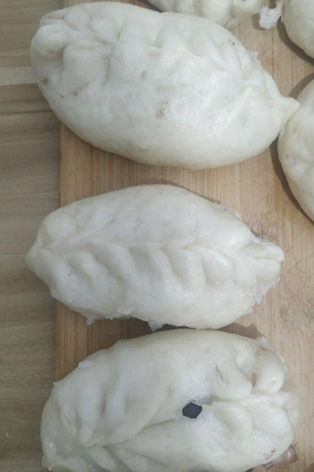 松软豆沙包❗️奶香麦穗红豆包（一次发酵）