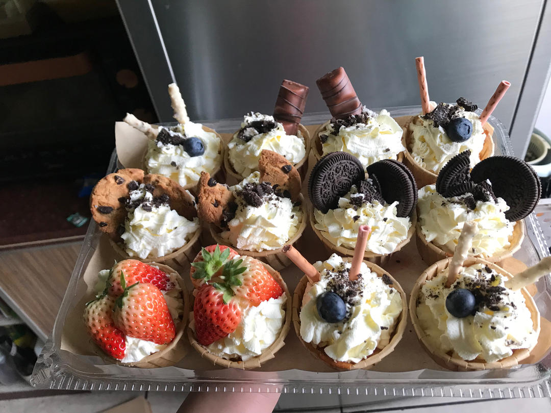 高颜值奶油纸杯蛋糕杯子蛋糕（附教程）