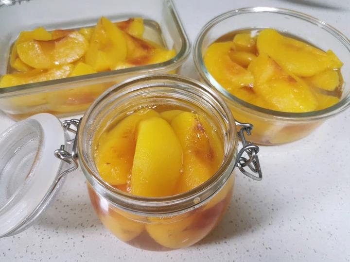 黄桃罐头的2种做法