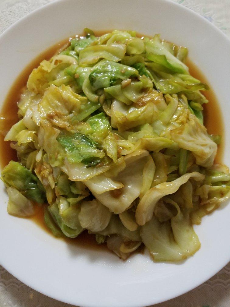 萱灵儿做的清炒包菜