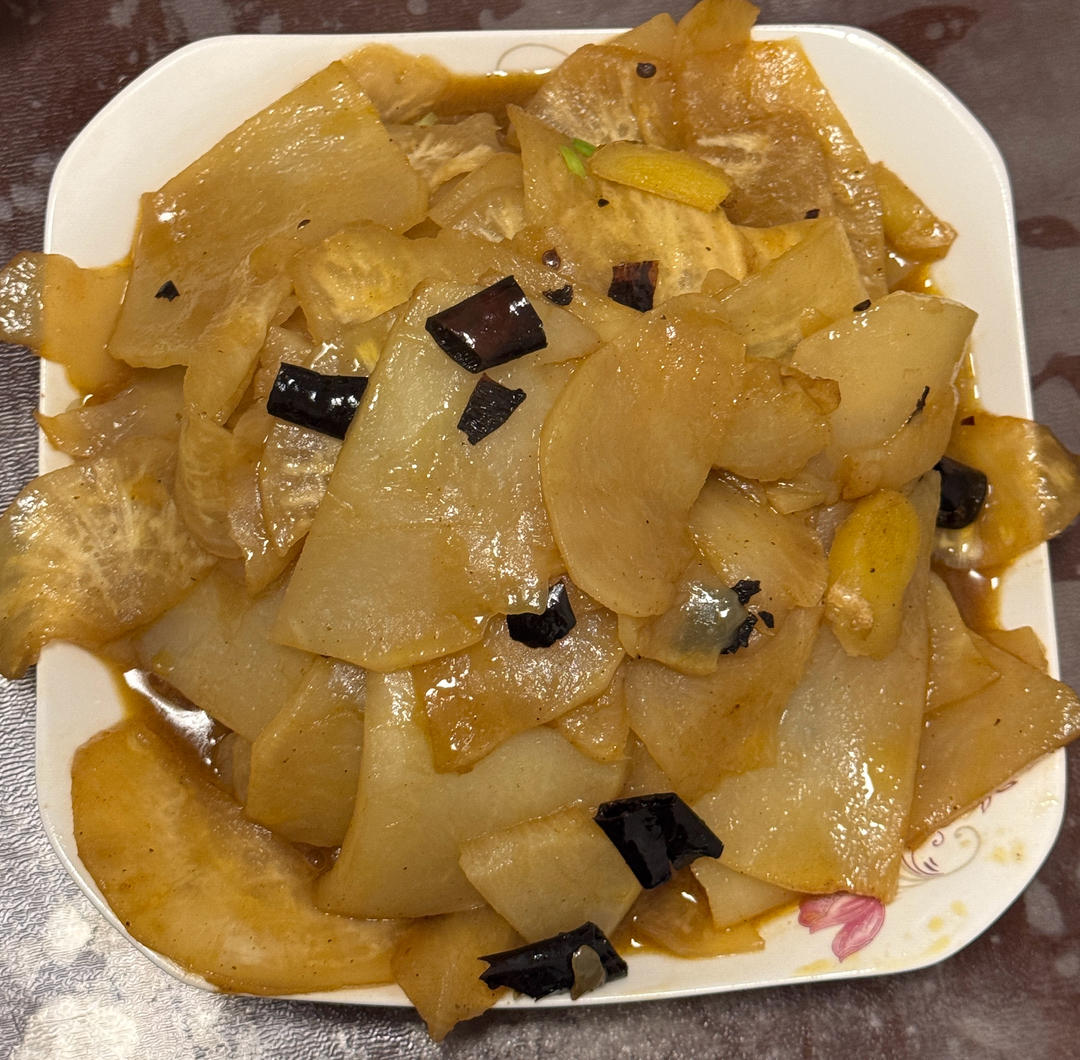比肉还好吃的，炒白萝卜