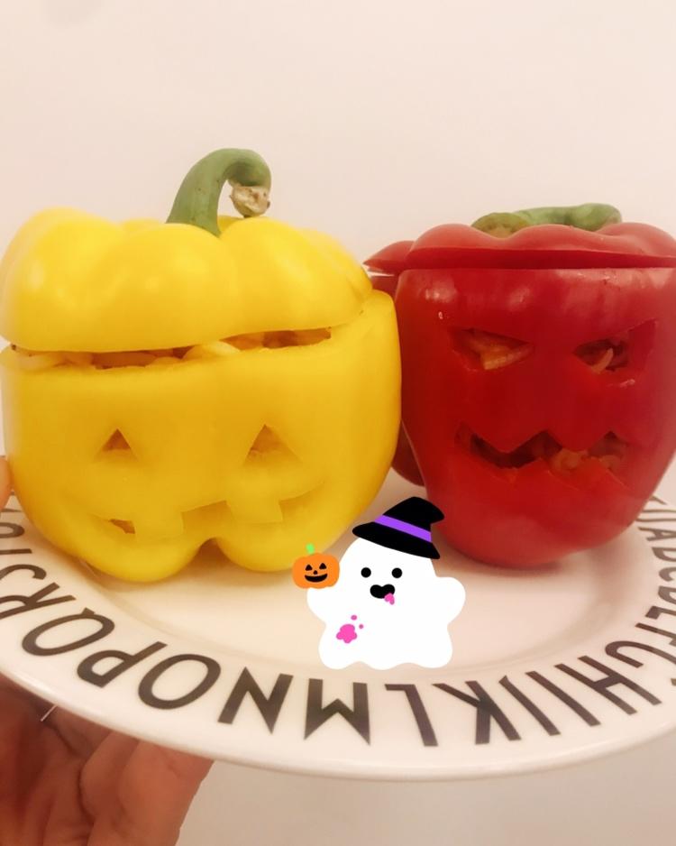 万圣节彩椒意面
