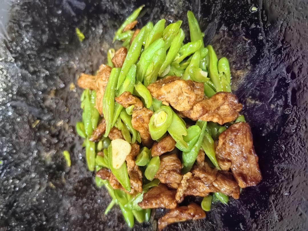 豆角炒肉丝