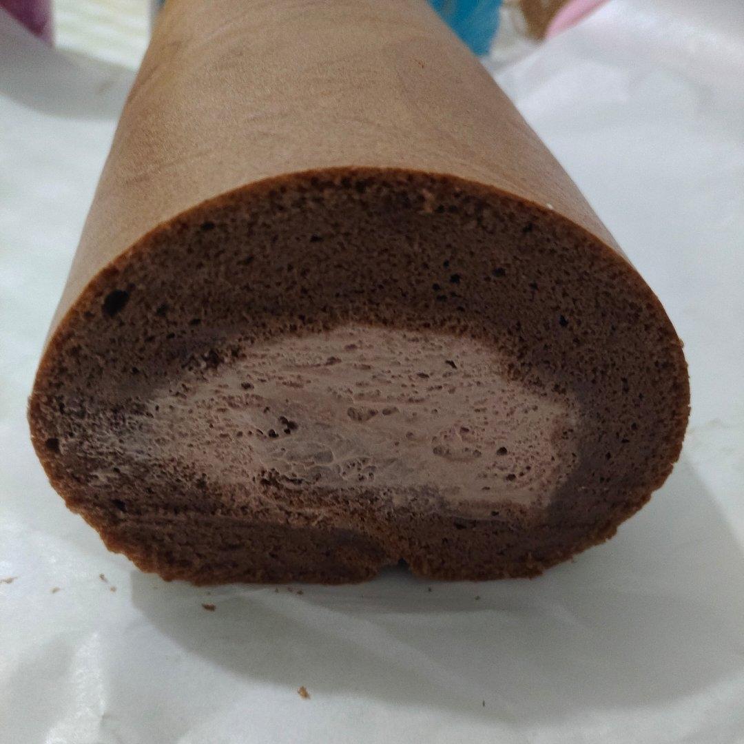 可可蛋糕卷(不消泡超浓郁巧克力口感)