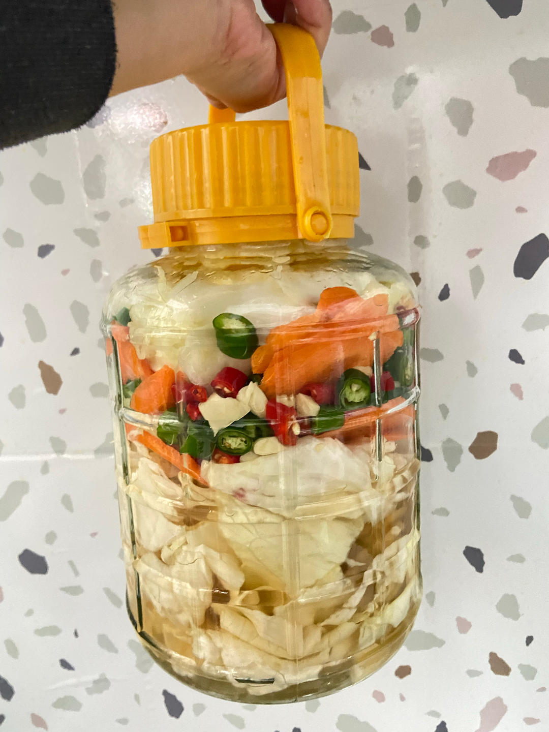 包菜最简单好吃的做法，远超韩国泡菜，酸辣脆口，特清爽解腻