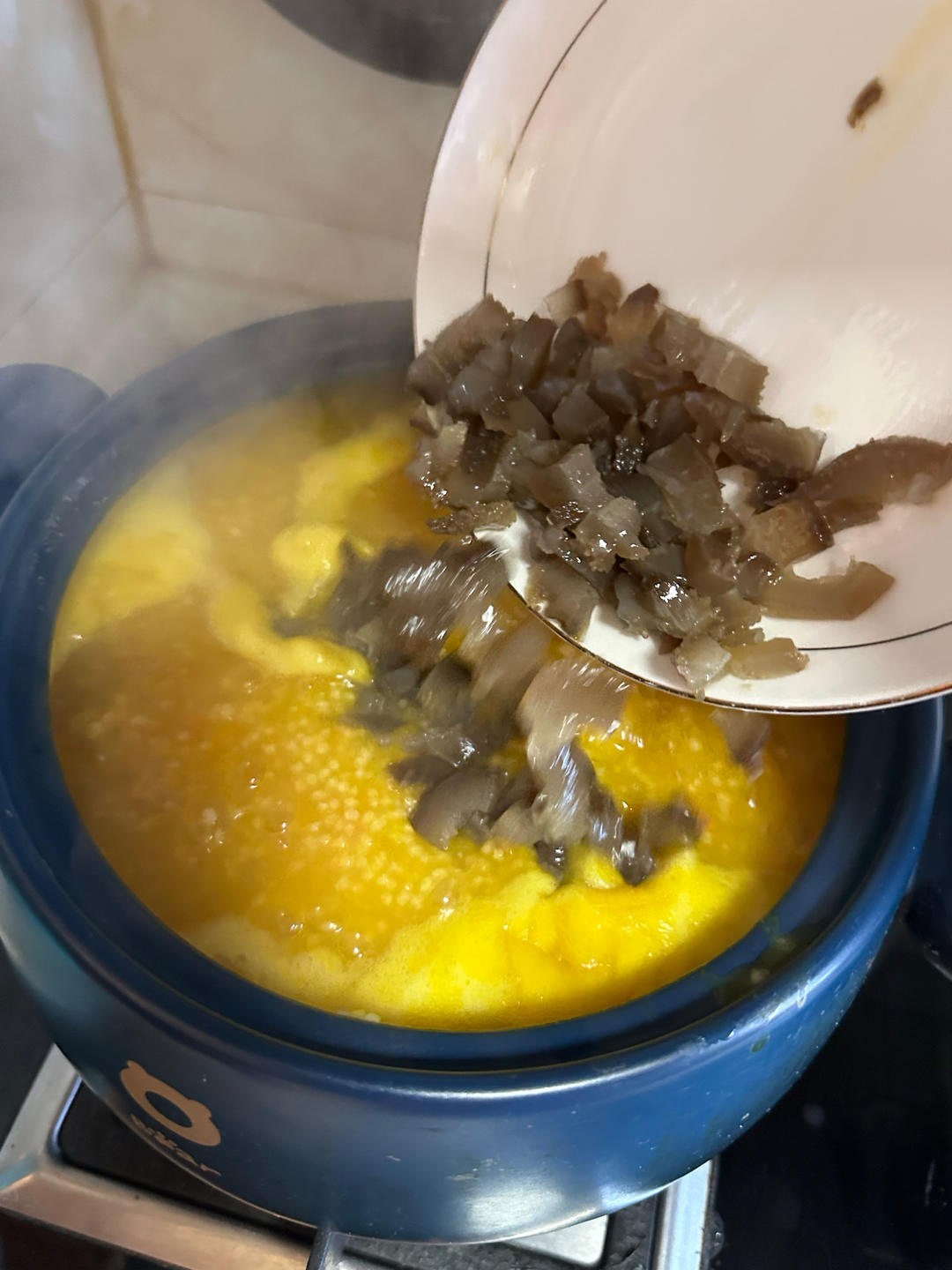 香浓南瓜小米海参粥